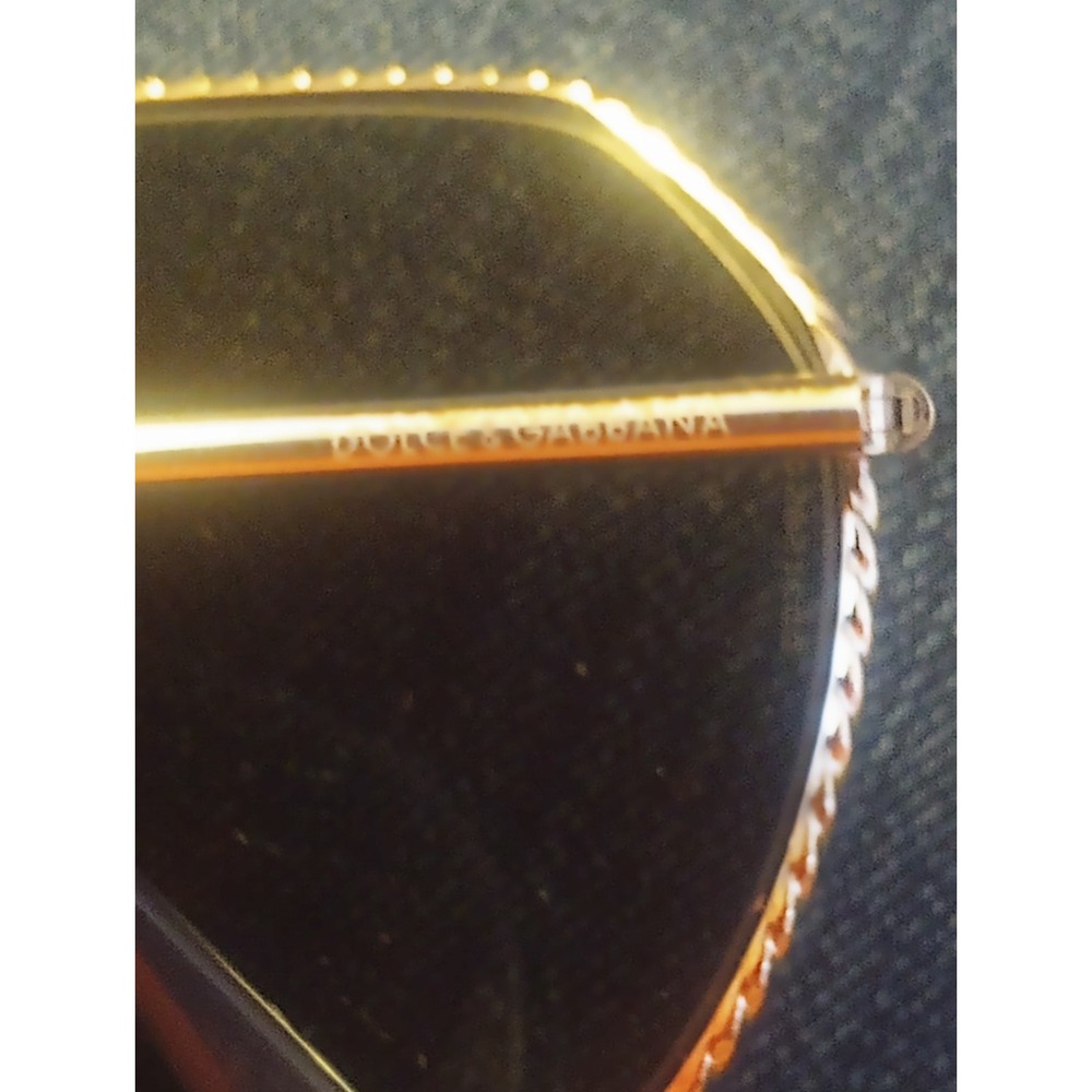 Dolce And Gabbana Rope Aviator Floral Sunglasses Dg2191 Discontinued With Case - Picture 11 of 13